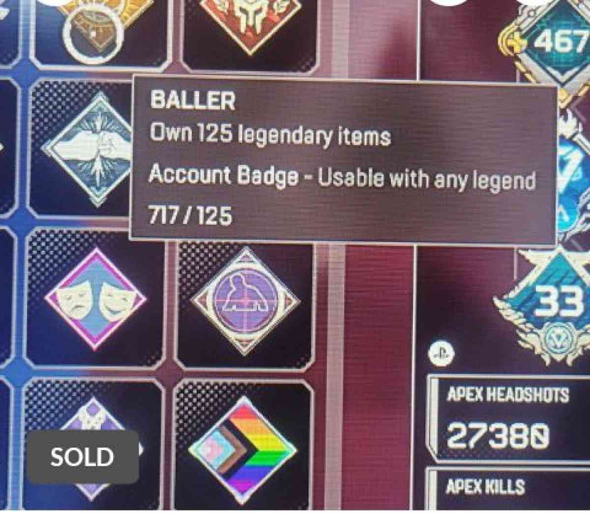 Apex legends account