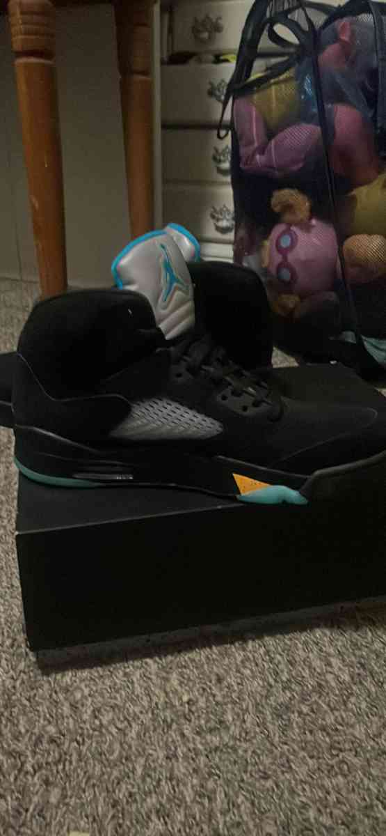 air Jordan retro 5 aqua size 11