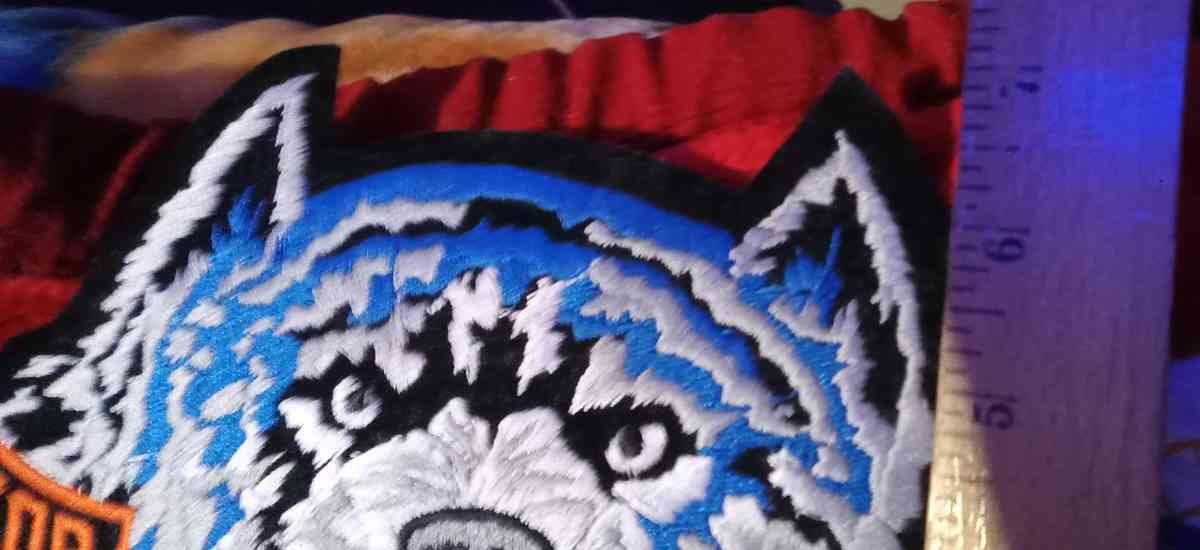 Lone Wolf Harley Davidson patch