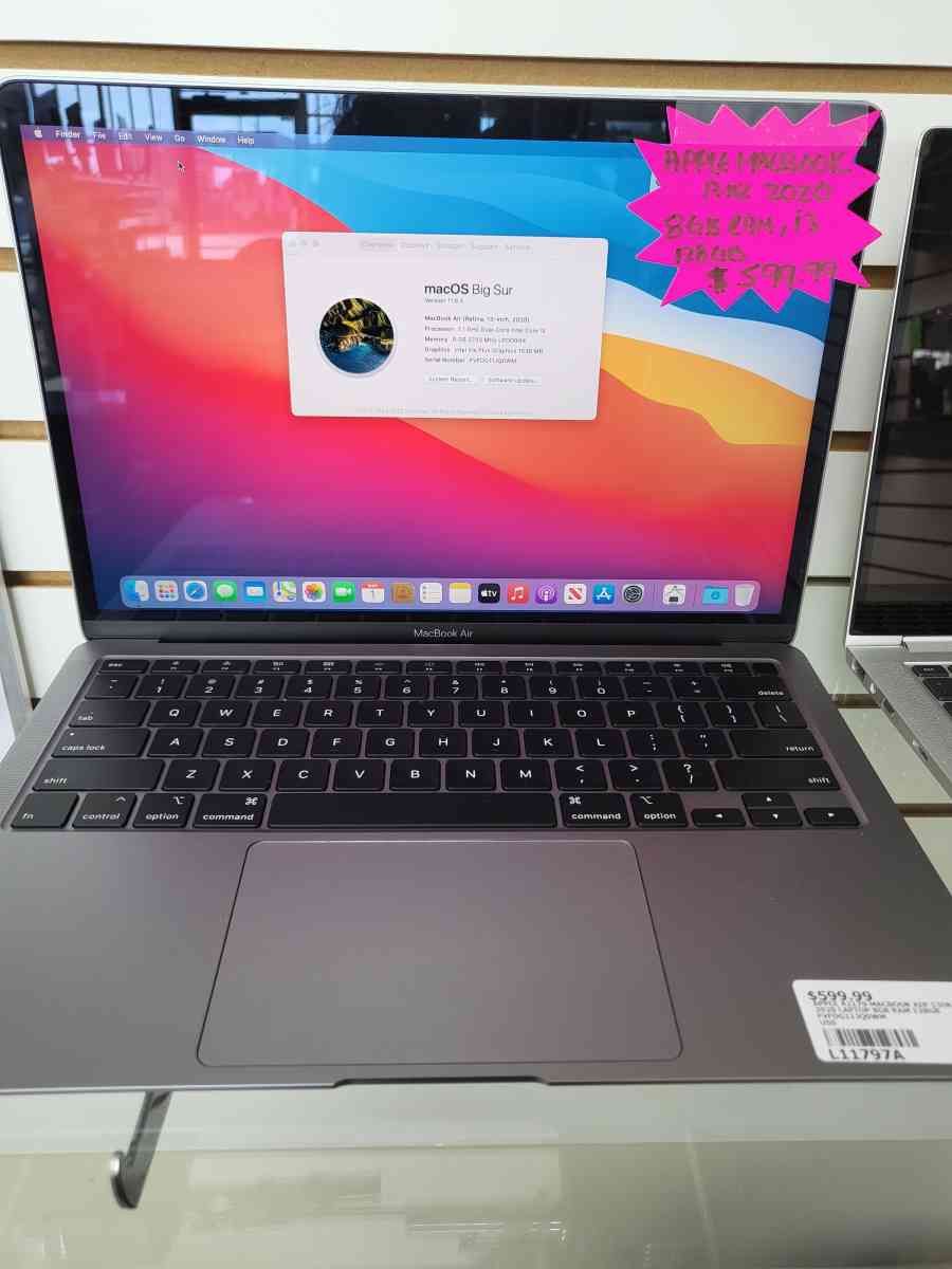 apple MacBook air retina 13in 2020