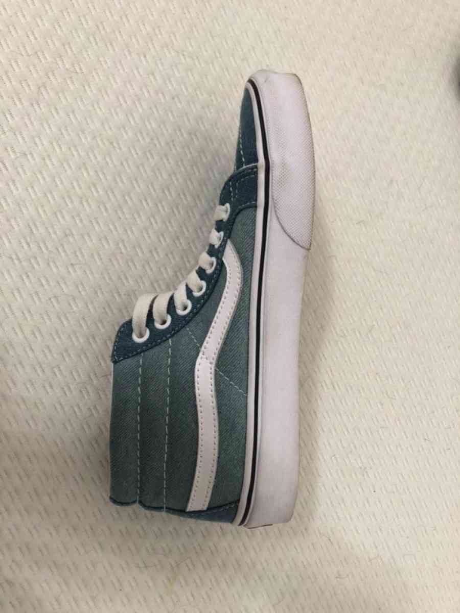 New light blue Vans brand shoe