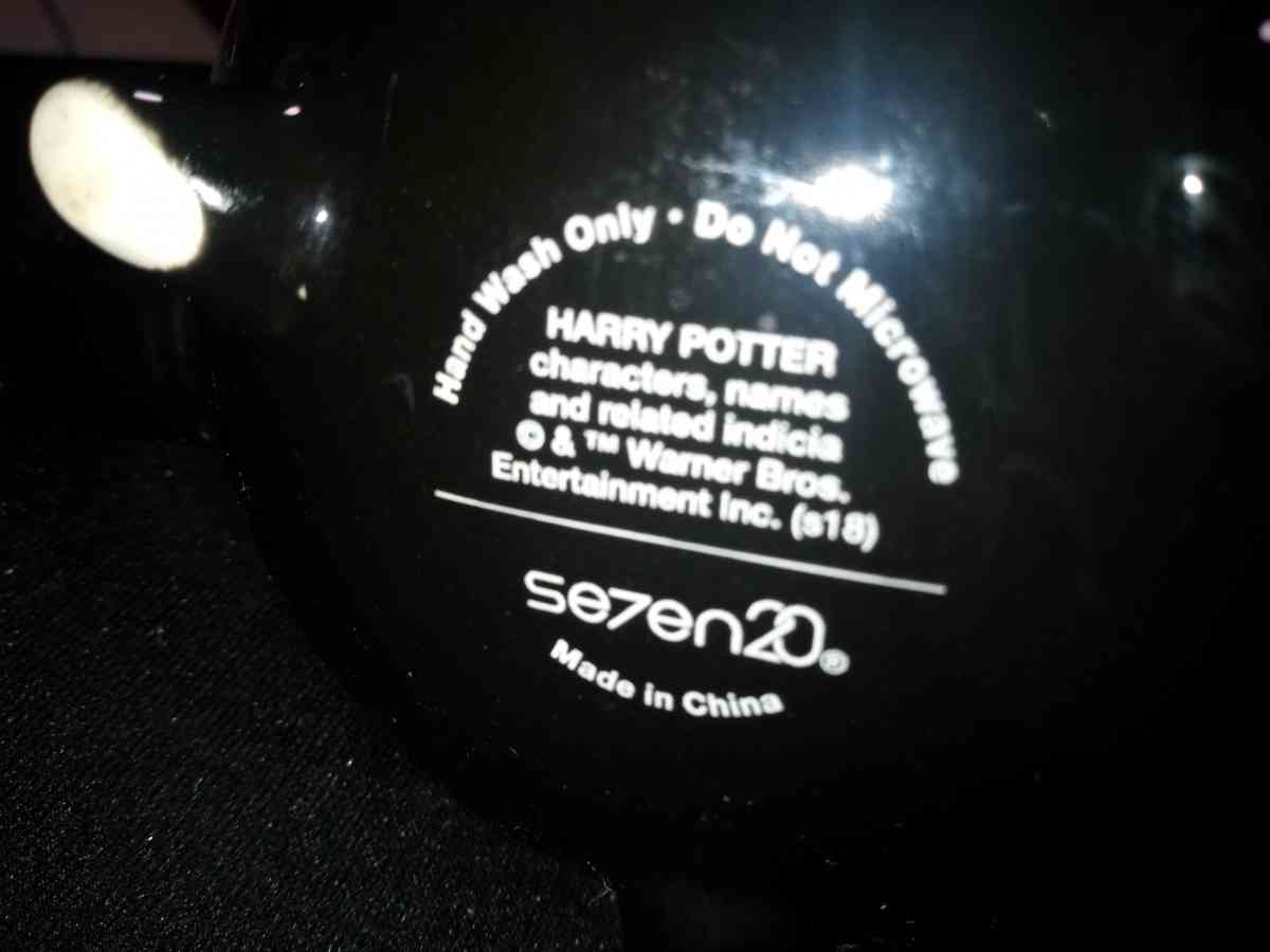 led skeleton book decor harry potter mug