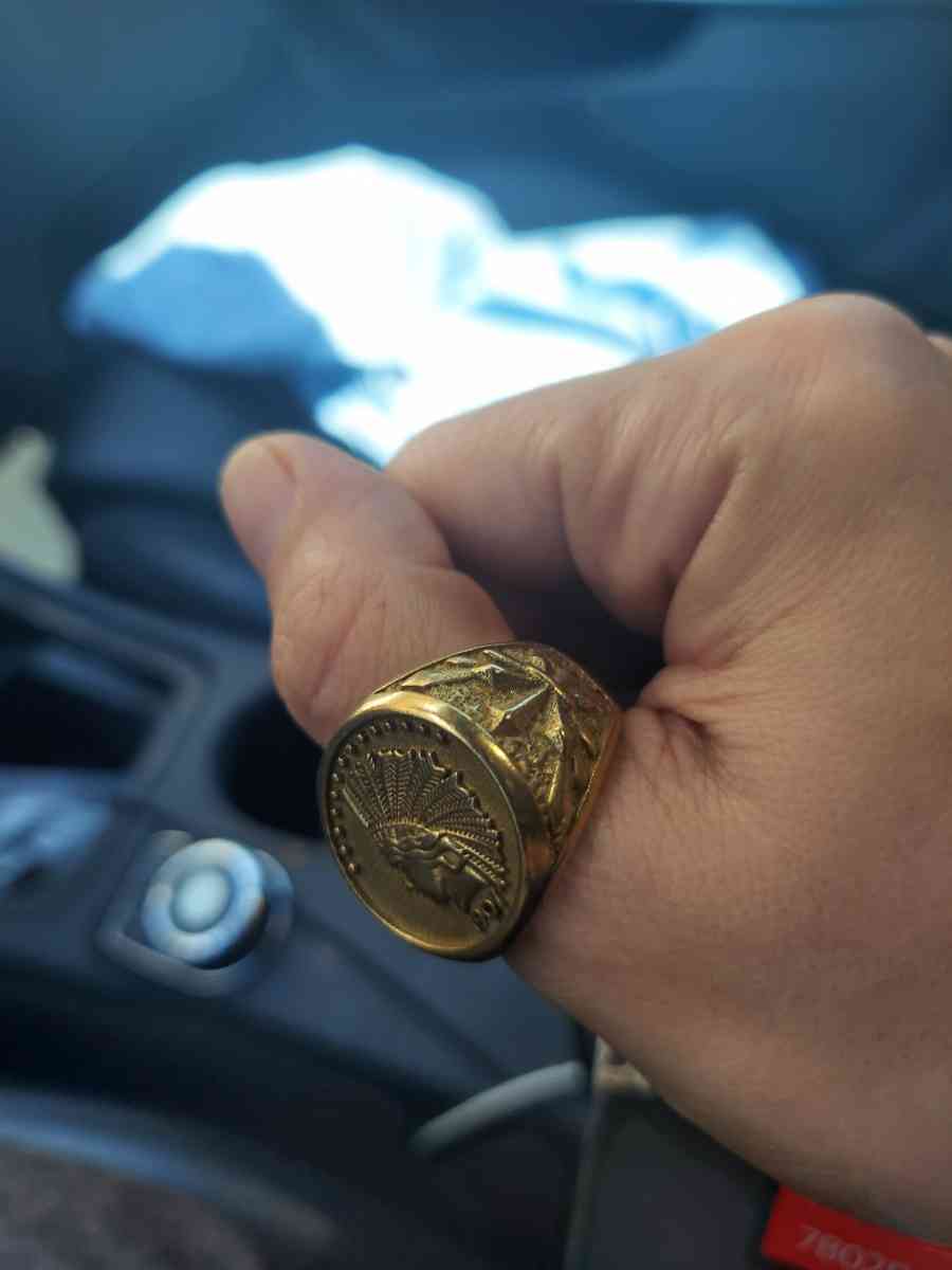 mens gold ring
