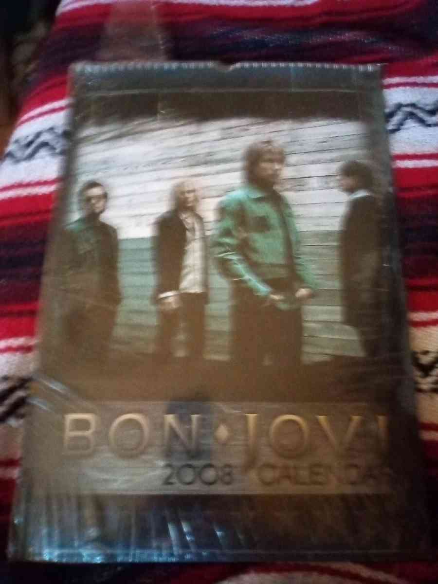 bon Jovi calander collectable