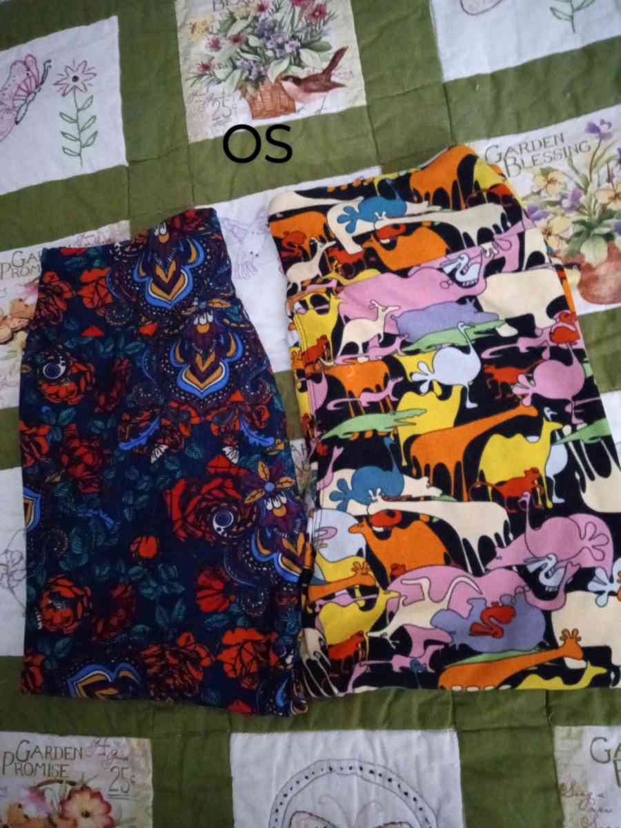 Brand New LuLaRoe OS Leggings 9 each Fit size 2 to 10