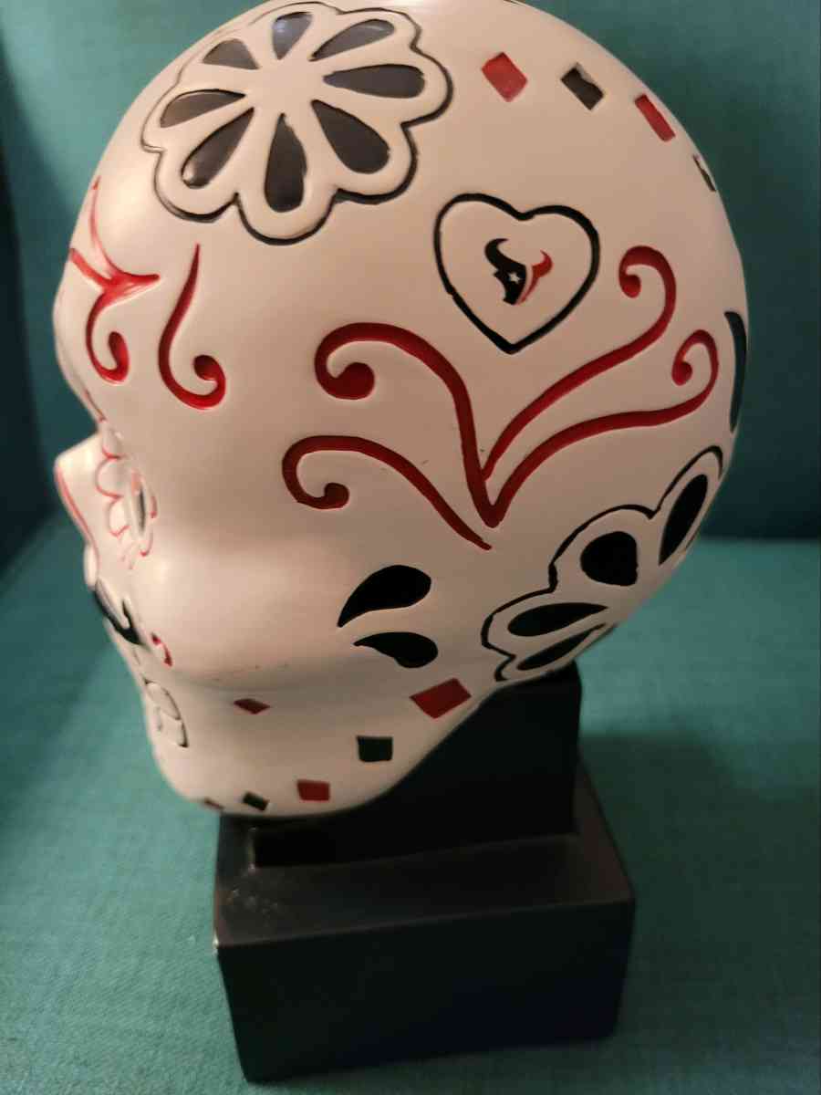 NFL HOUSTON TEXANS SUGAR SKULL STATUE