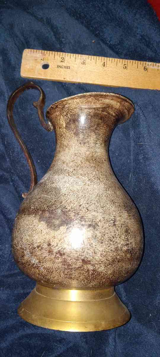 beautiful Vintage brass pitcher