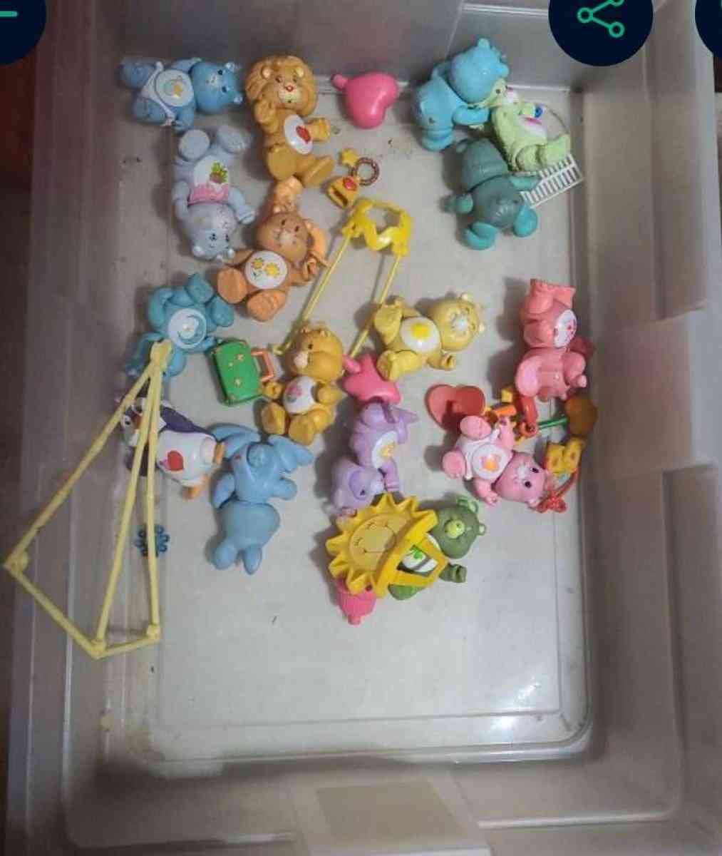 vintage care bears figures and accessories