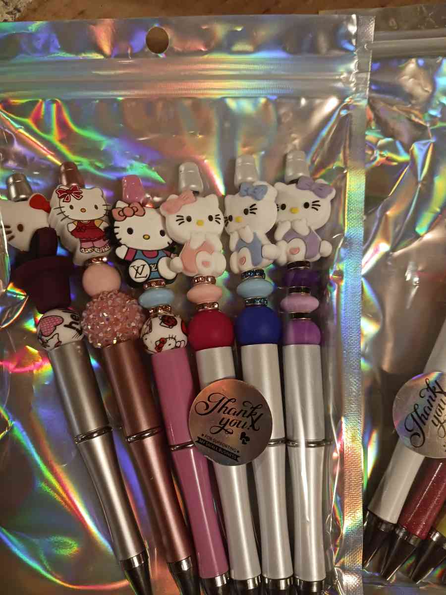 pens and cups and keychains