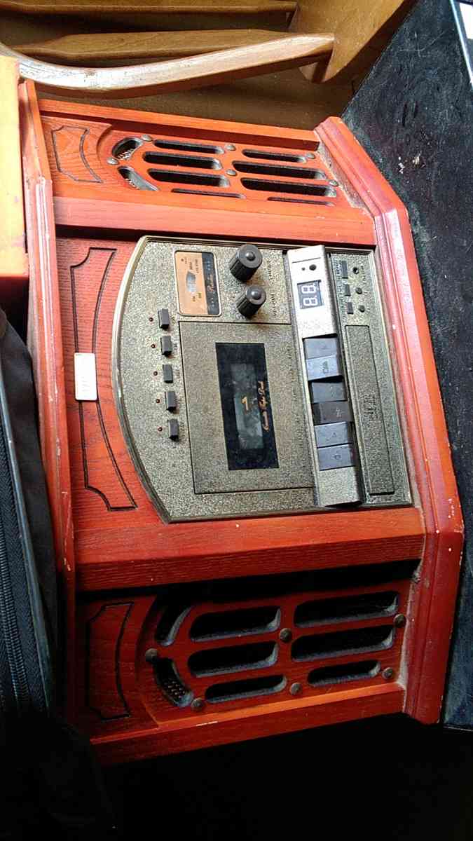 record player tape player radio and cd all in one