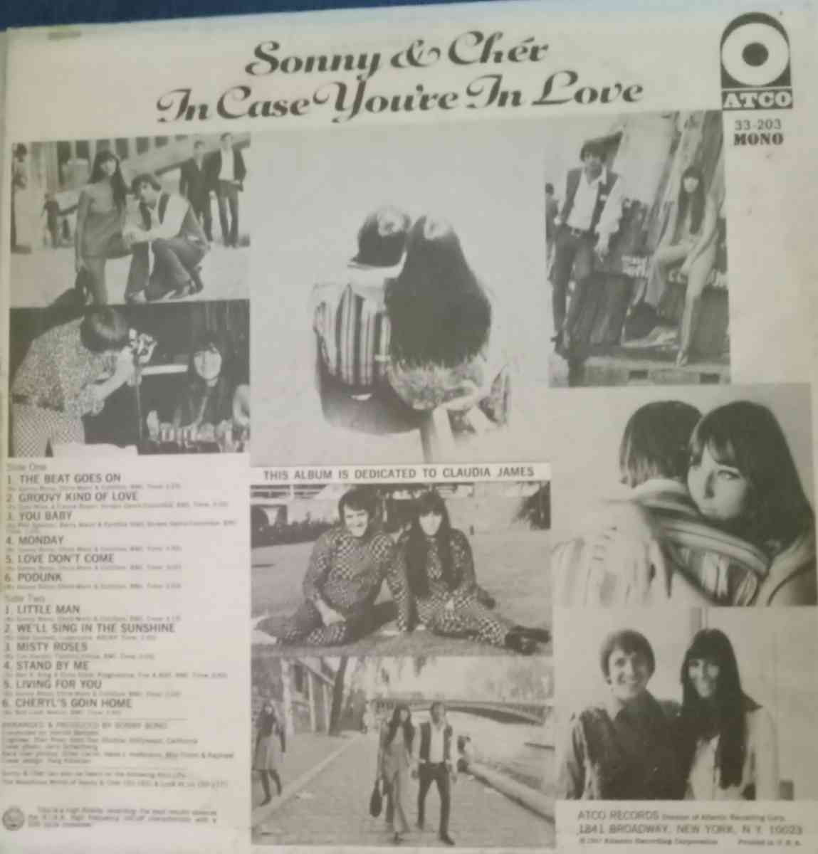 Sonny and cher in case youre in love vinyl