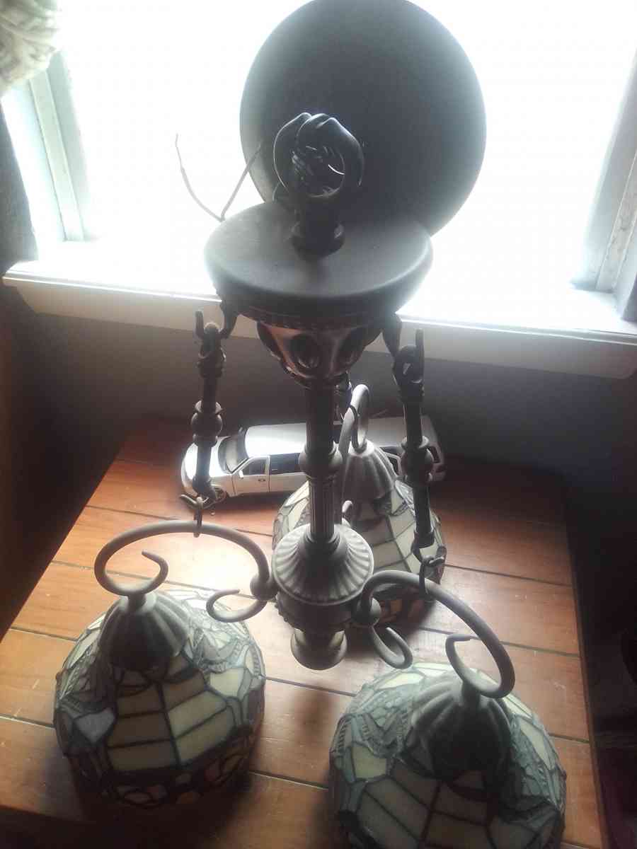 Stain Glass Chandelier