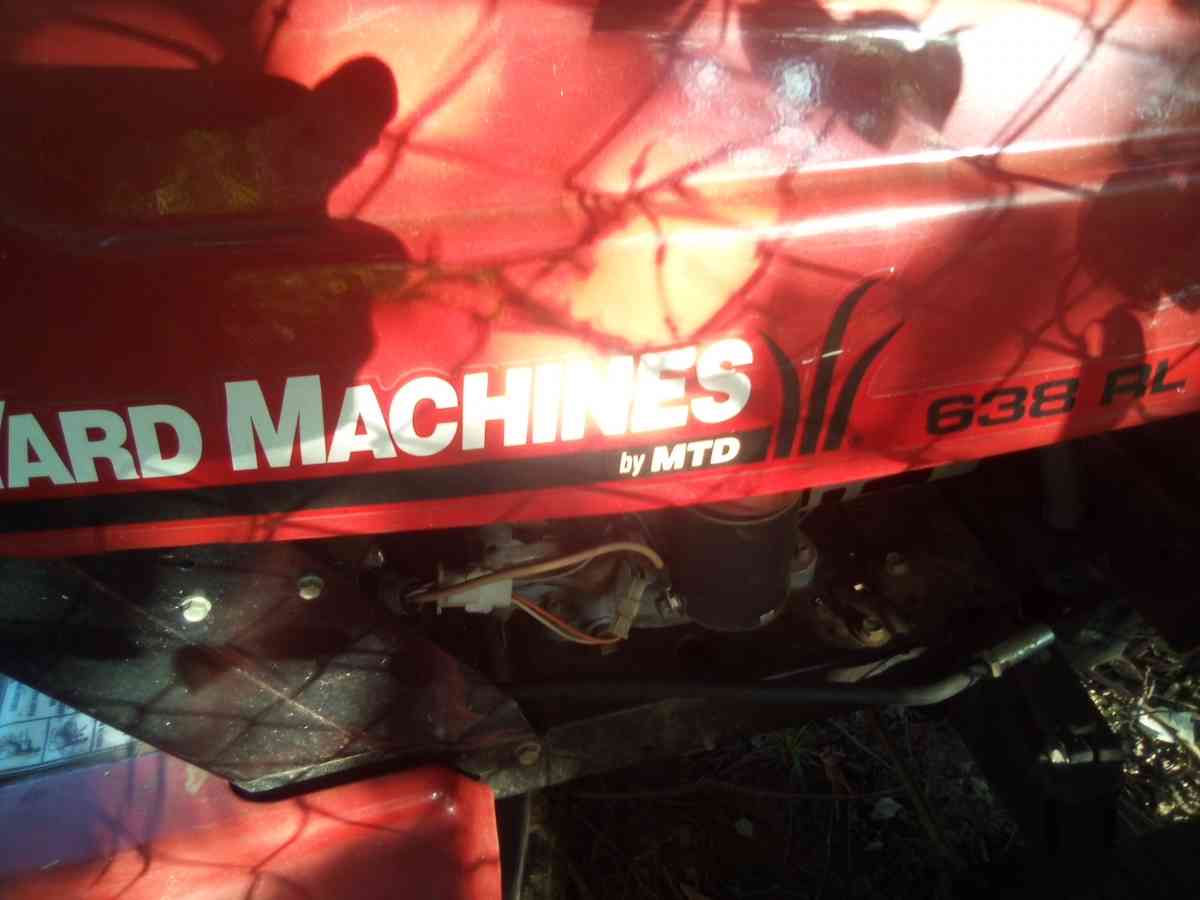 Yard machine lawnmower