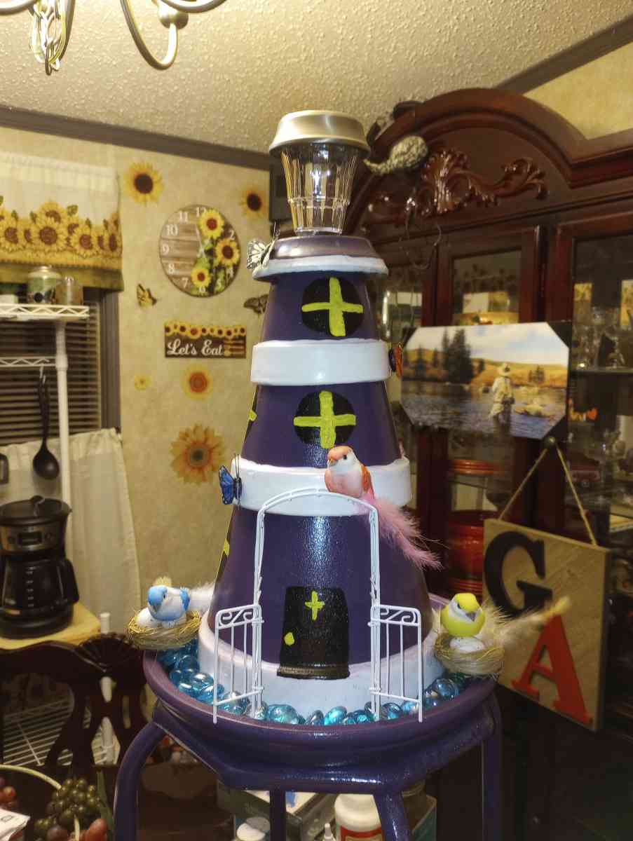homemade lighthouse
