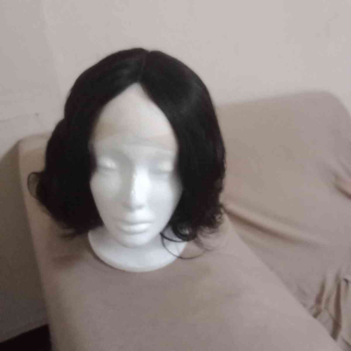human wavy wig with lace