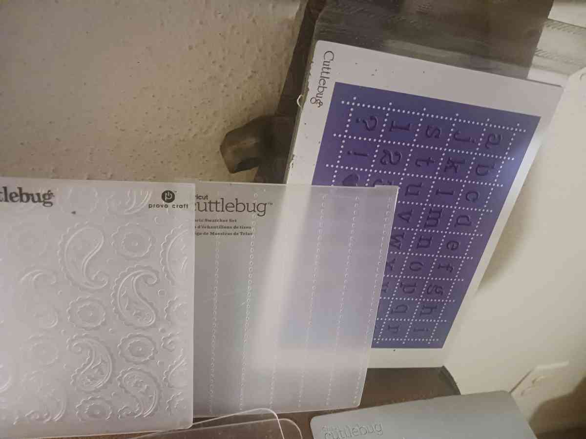 Lot of Cuttlebug Items