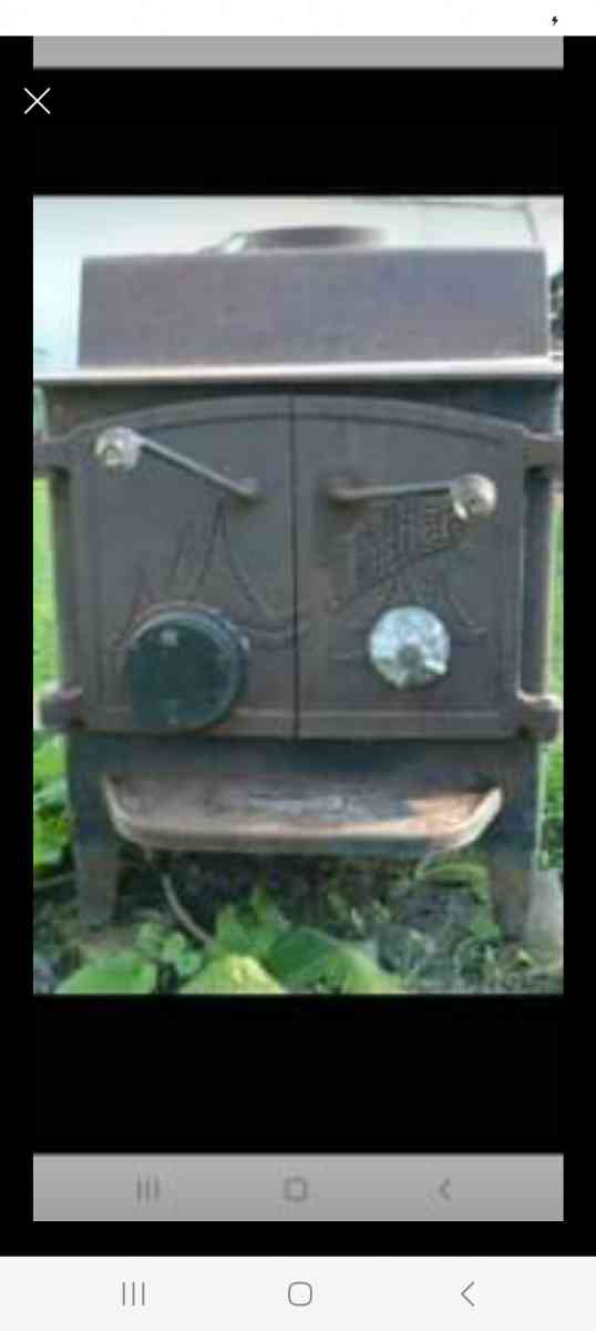 fisher grandma wood burning stove