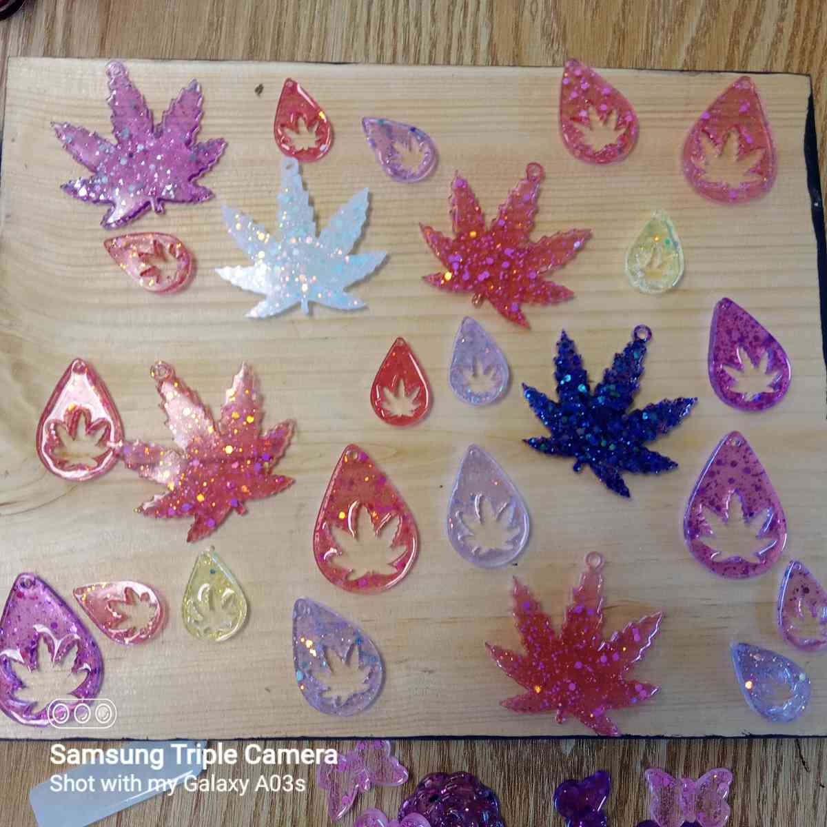 key chains resin products home made