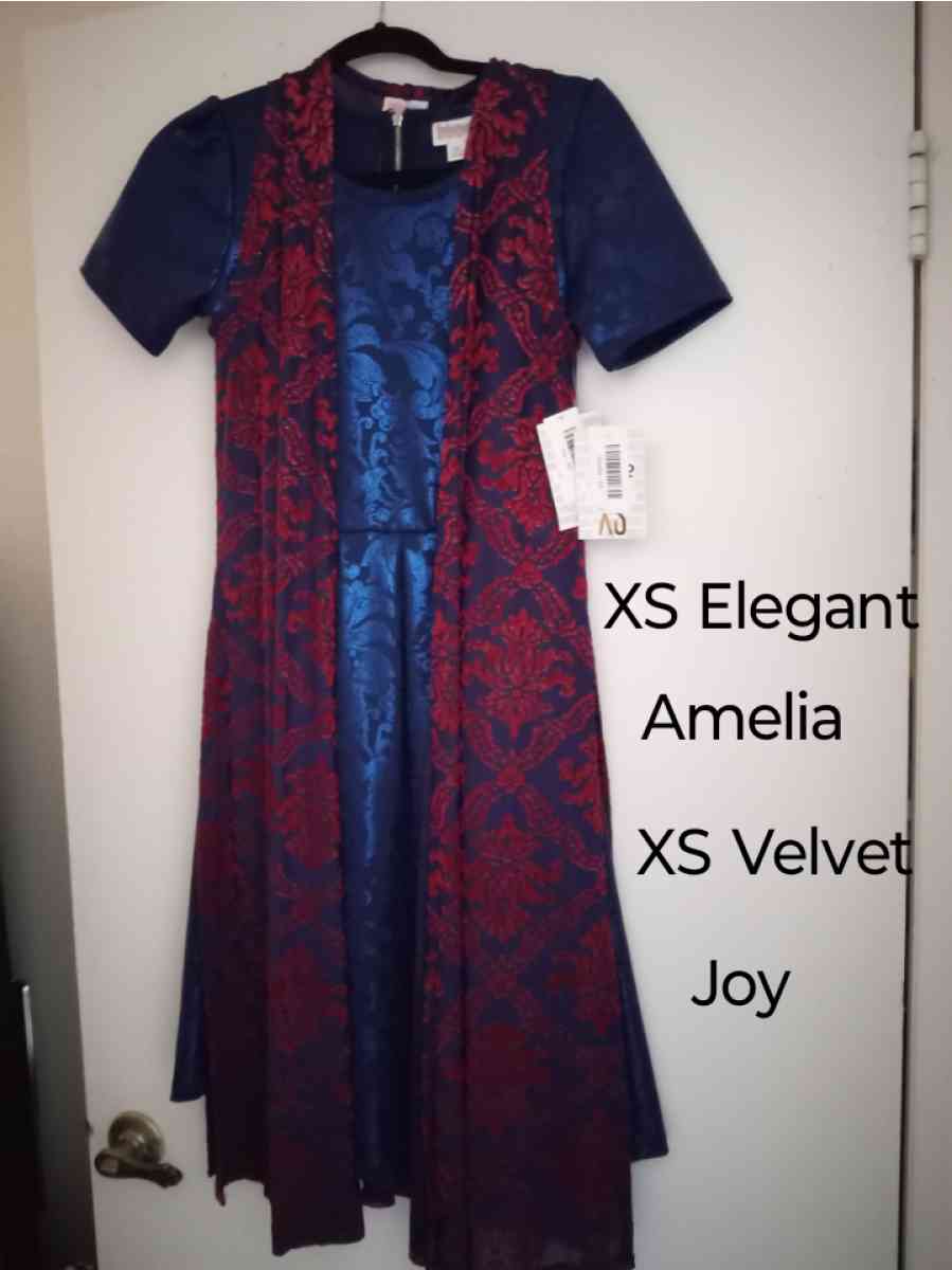 NWT LuLaRoe XS Outfit 50 XS Amelia and XS Velvet Joy