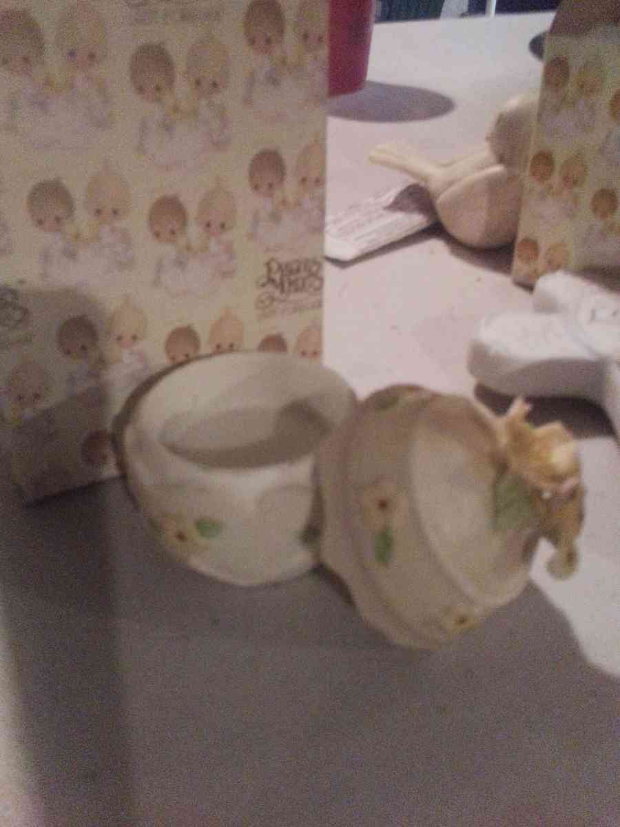 precious moments figurines vintage girl soccer