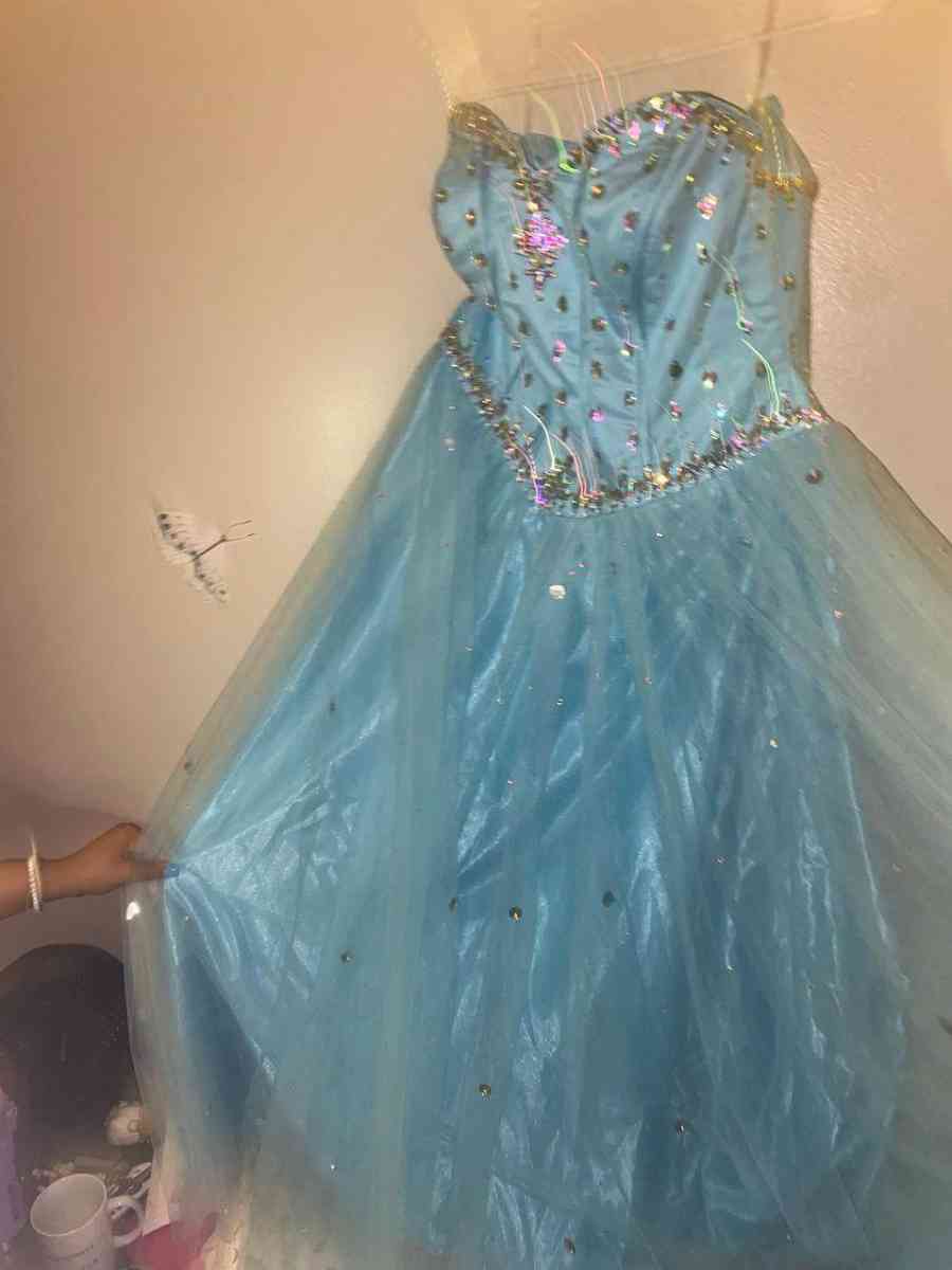 Icy Blue Quince Dress