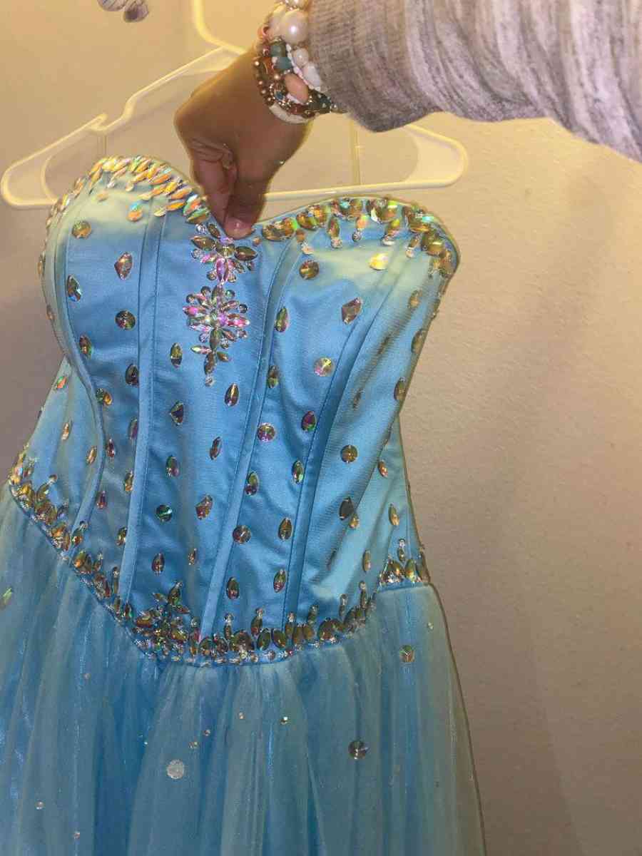 Icy Blue Quince Dress