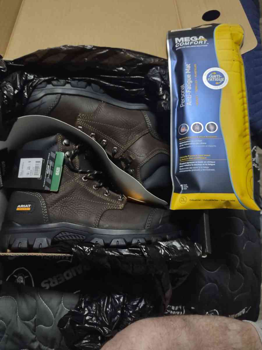 Ariat steel toe and waterproof  boots
