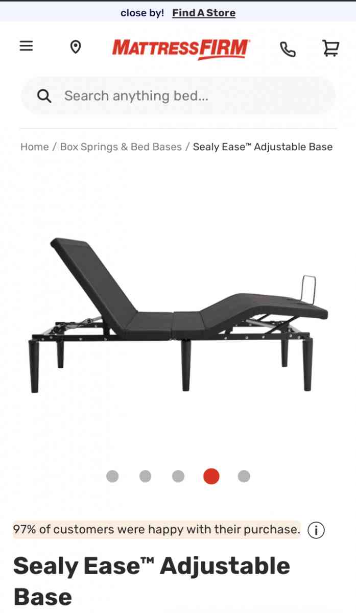 Brand New adjustable base Tempur Sealy