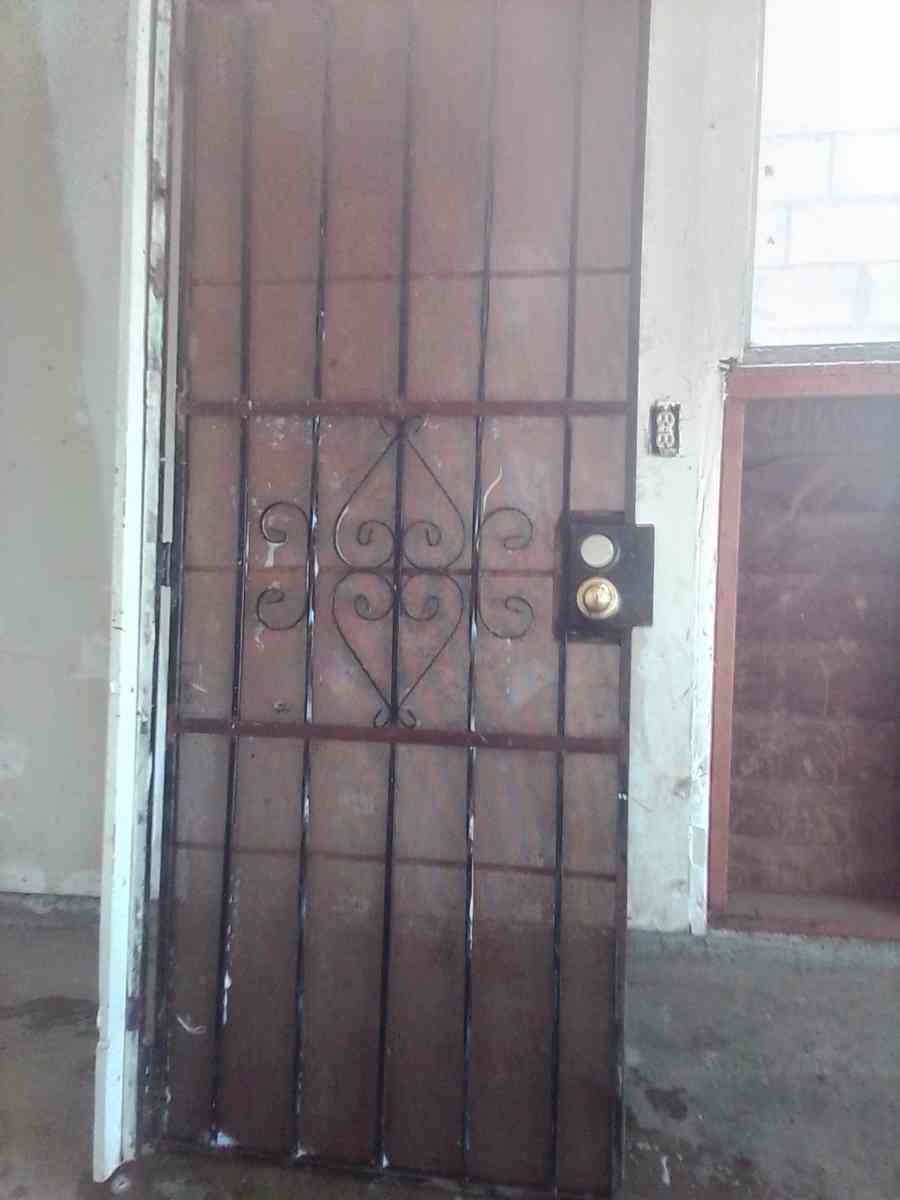 screen metal door