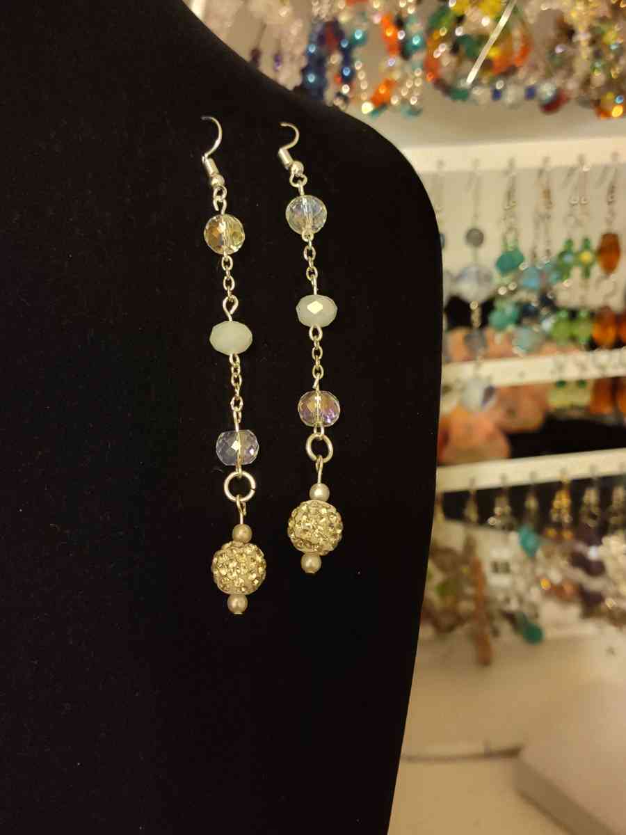 hand made glass earrings