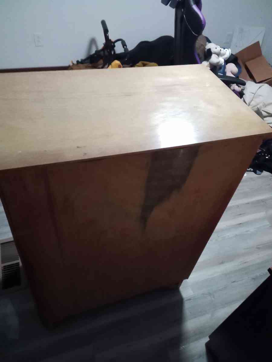 wooden dresser