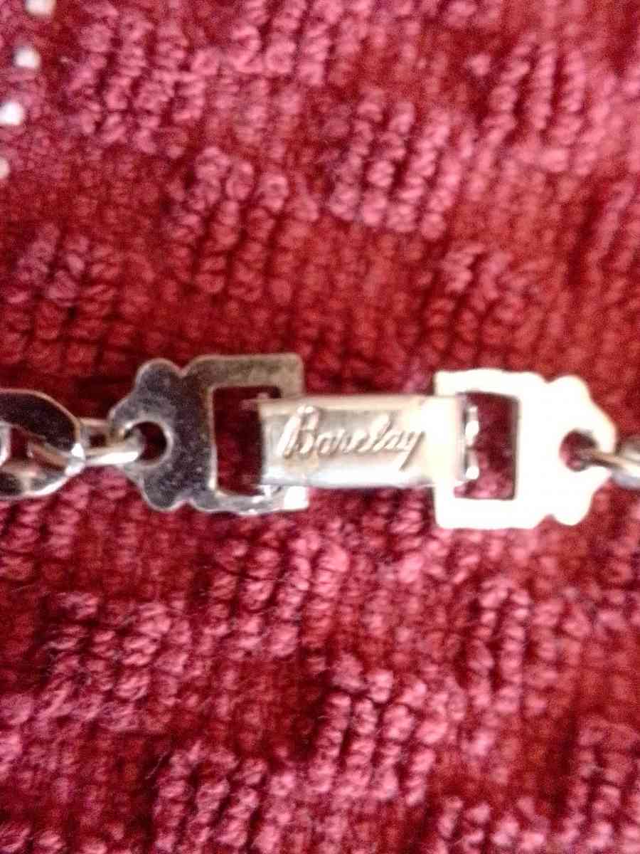 Barclays Womans Silver Tone Choker