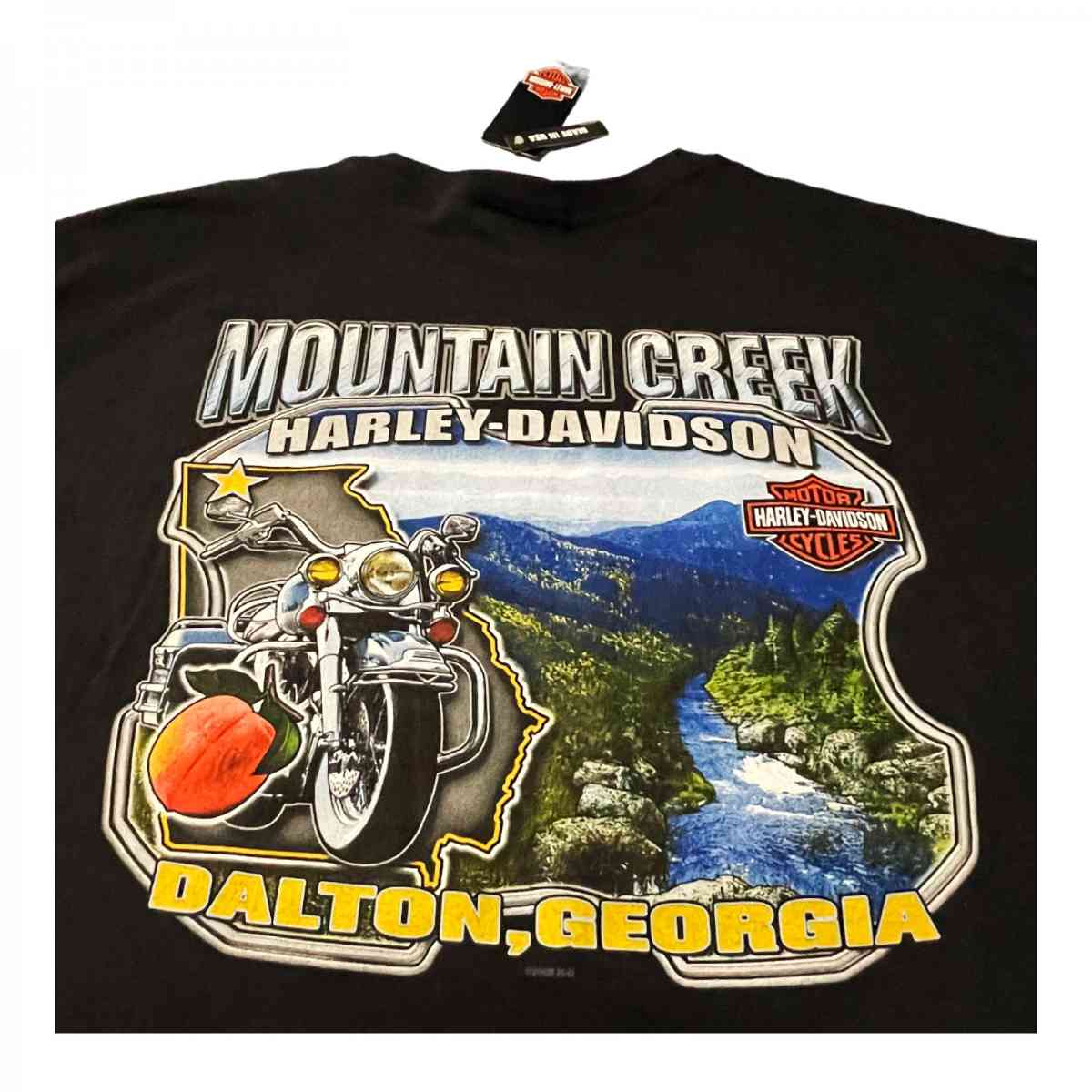 2017 Mountain Creek Harley Davidson Dalton GA Tee CL NWT