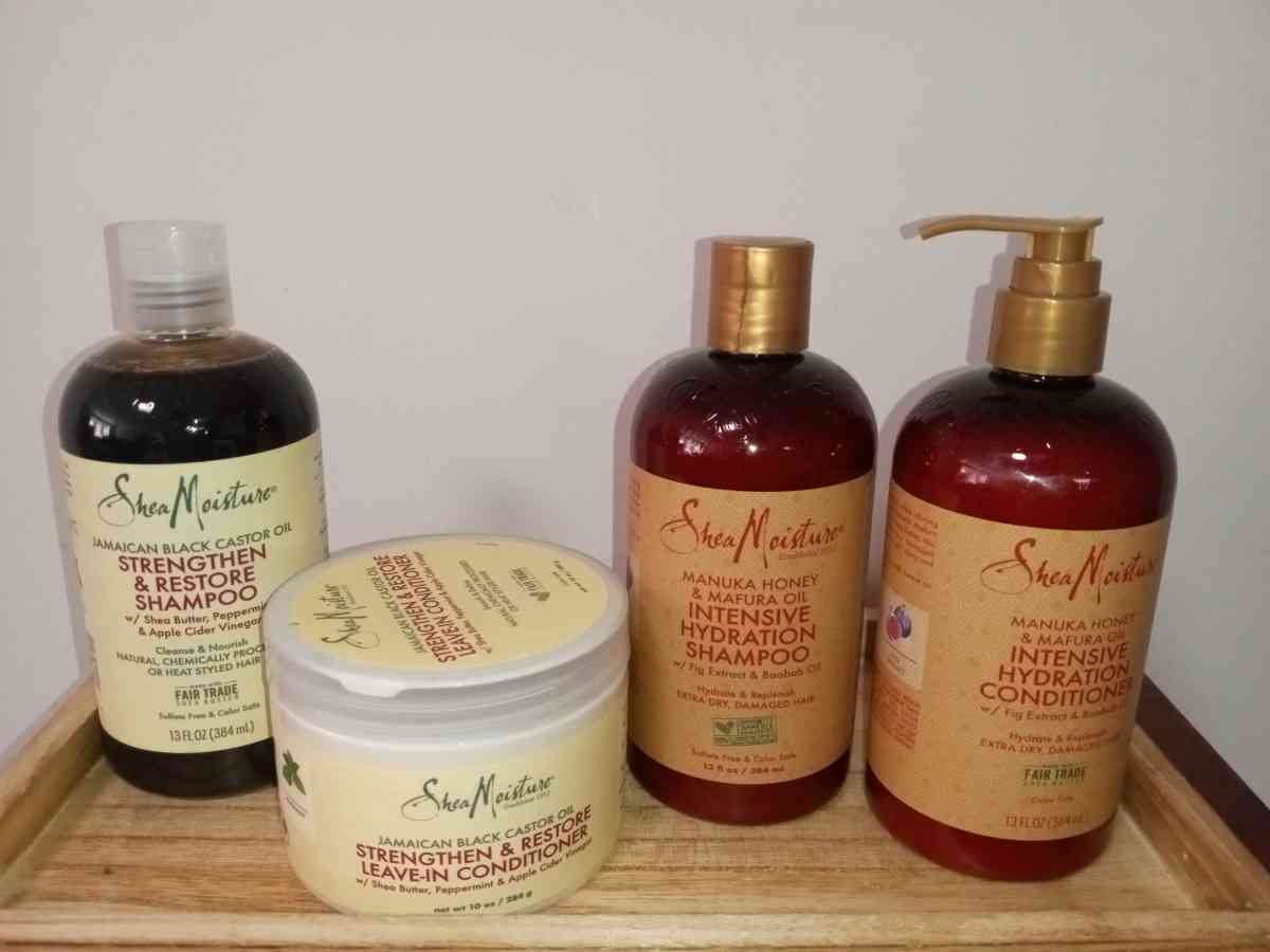 Shea shampoo  conditioner bundle