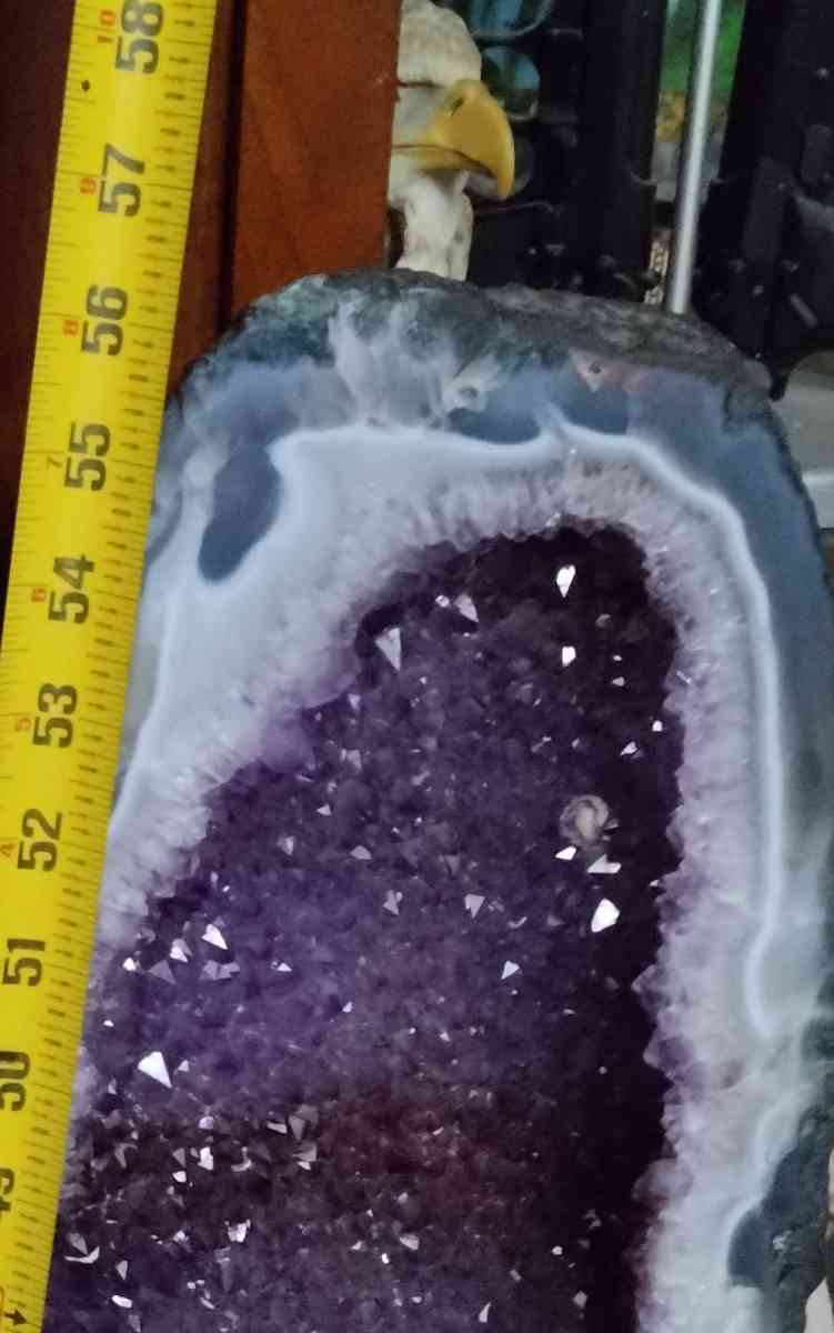 purple amethyst geode