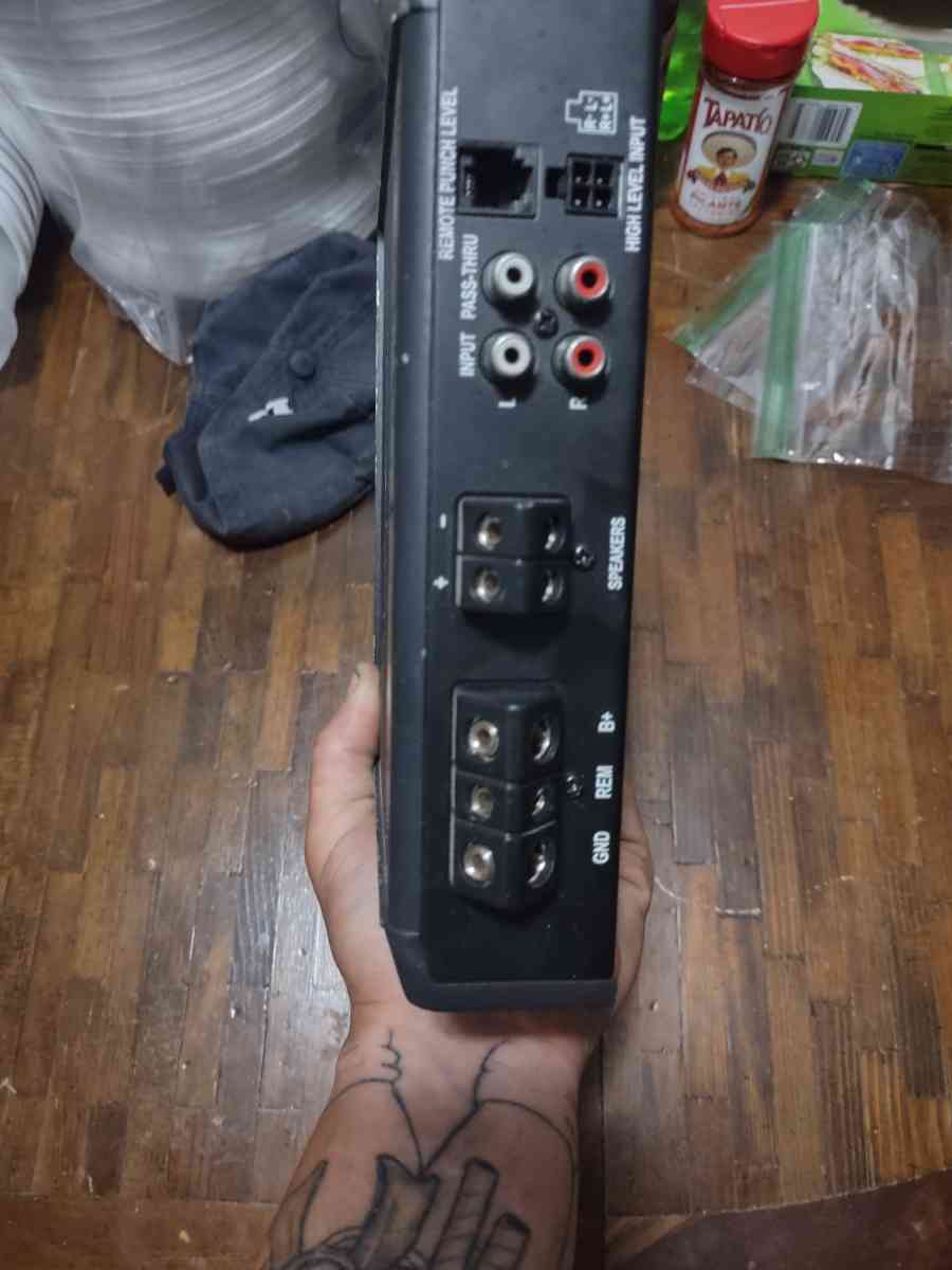 alpine competition sub in box fosgate amp