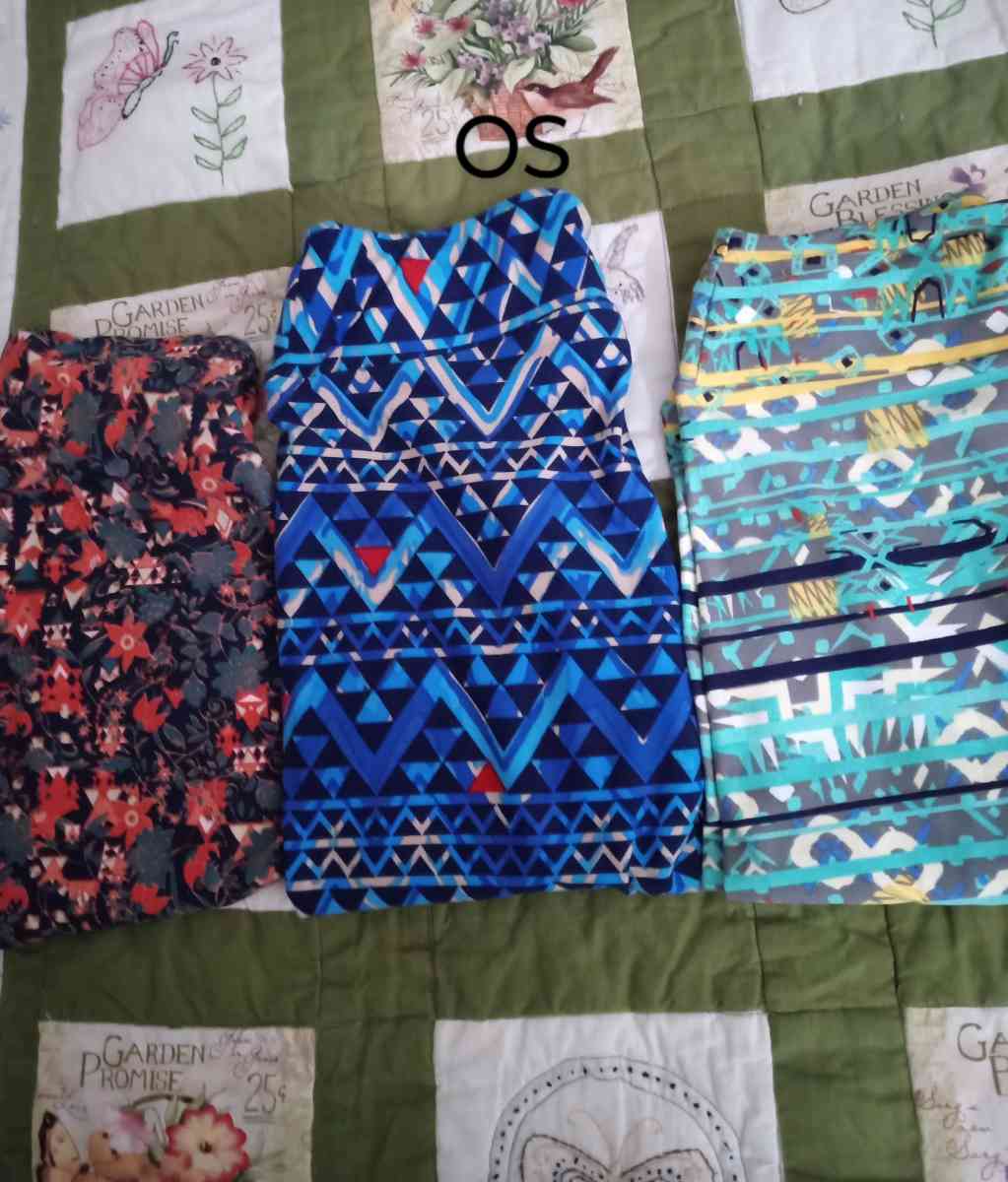 Brand New LuLaRoe OS Leggings 9 each Fit size 2 to 10
