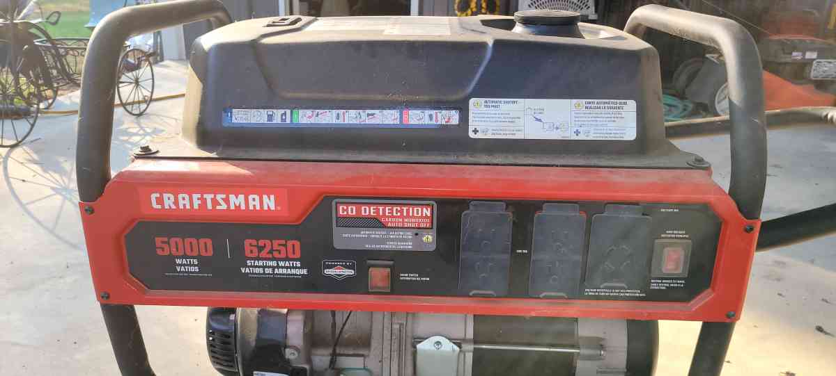 30 watt 5000 generator craftsman