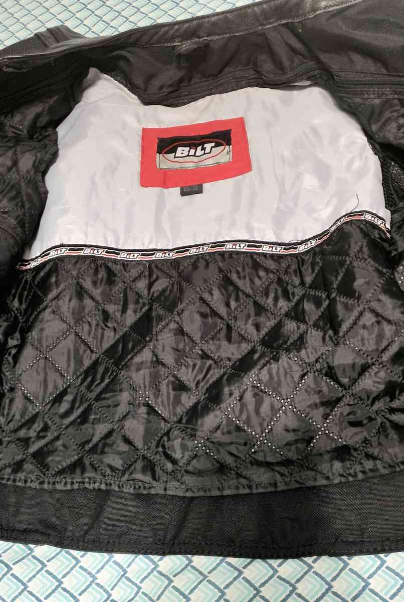 Bilt leather motorcycle jacket