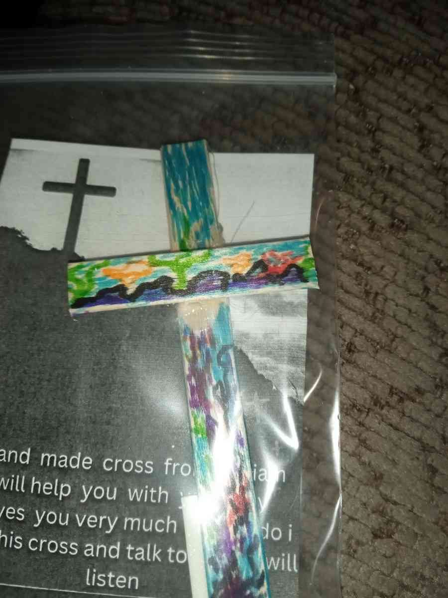 hand made crosses 3 each