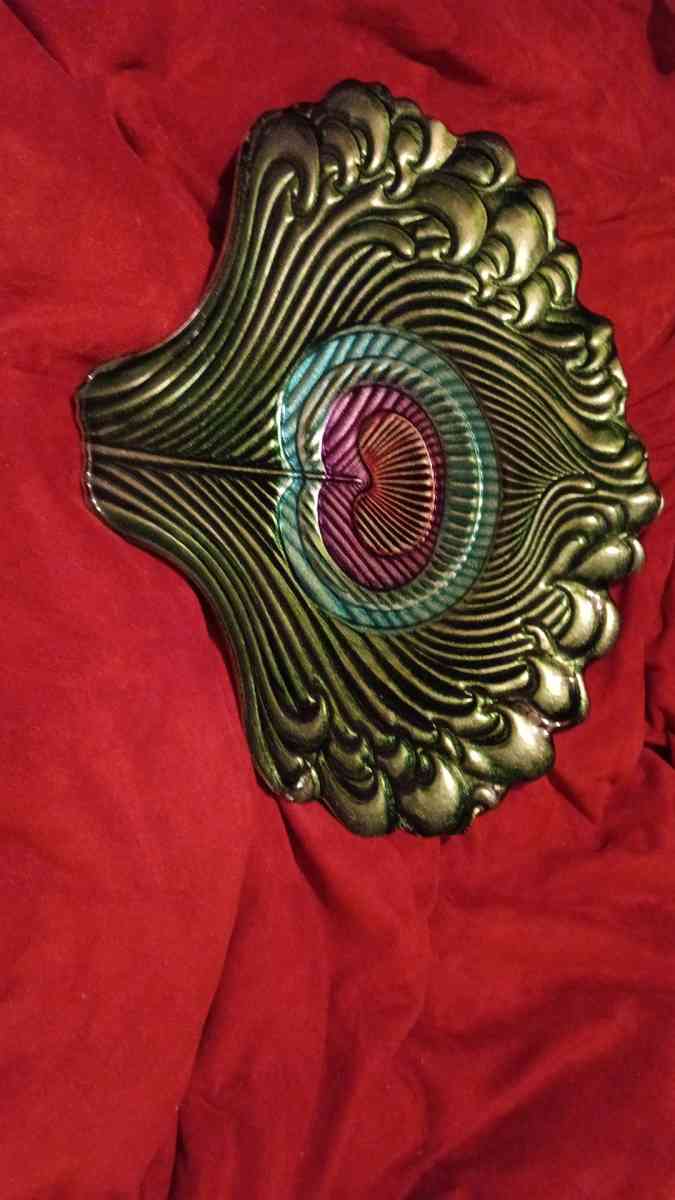 peacock degsin severing platter