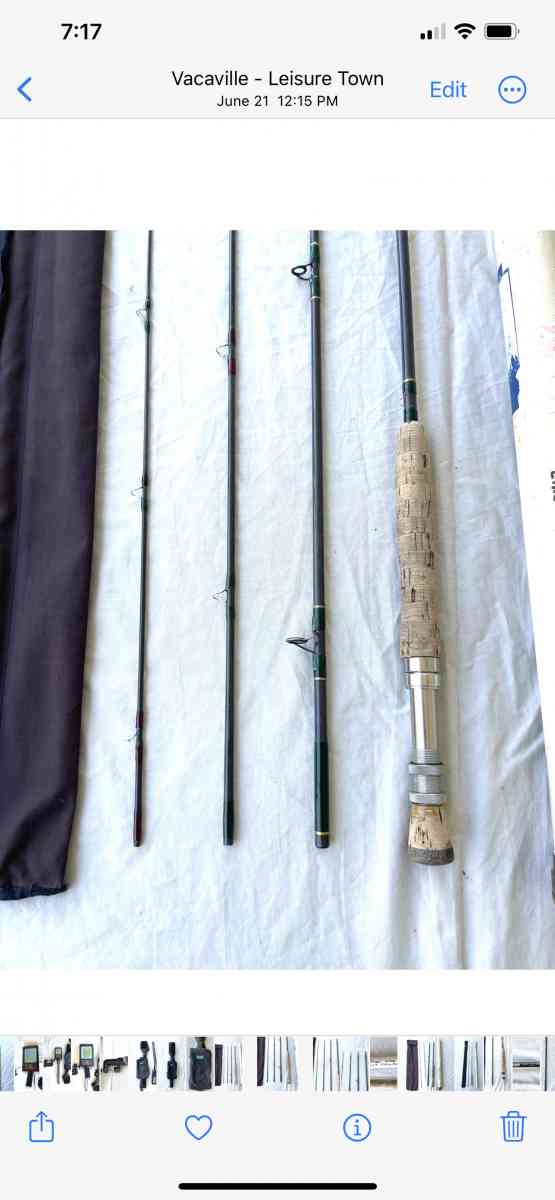 pre owned A Fisher 9ft fly fishing Rod