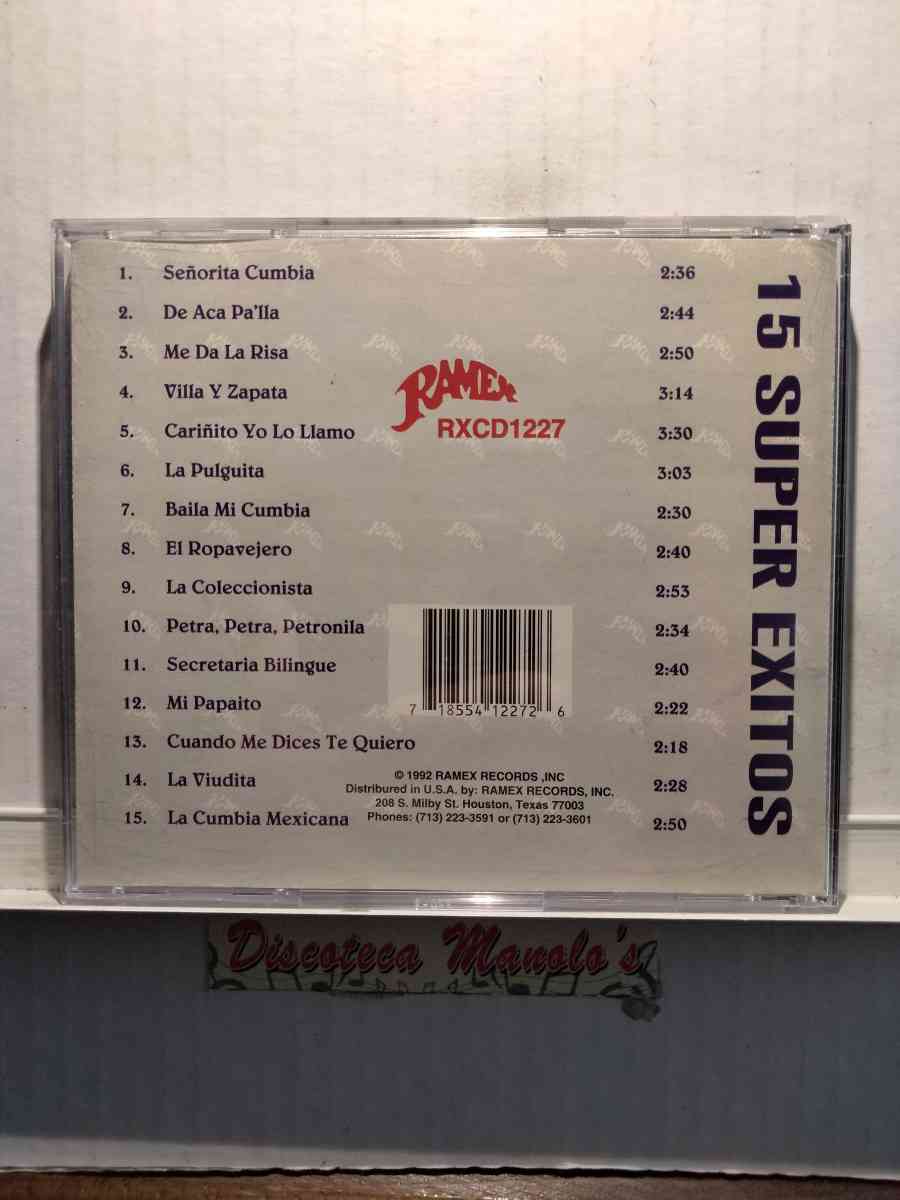 LOS SEPULTUREROS 15 SUPER EXITOS CD USADO EN EXC COND