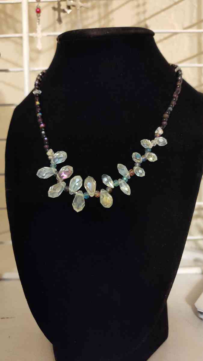 Hand made crystal necklace