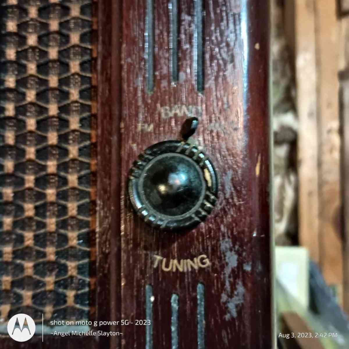 old radio from 70s works too