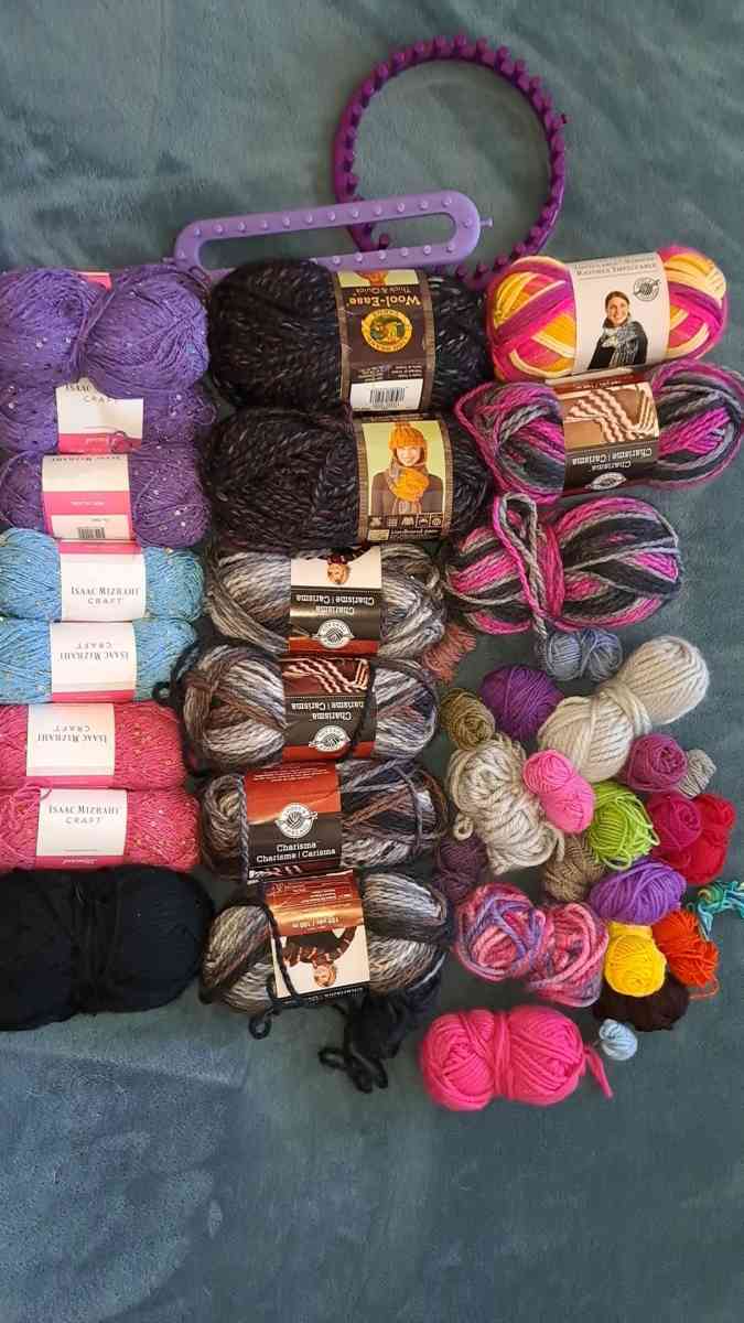 box of yarn
