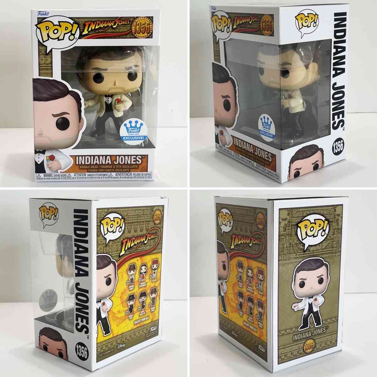 8pc Complete Set Indiana Jones Funko Pops MIB
