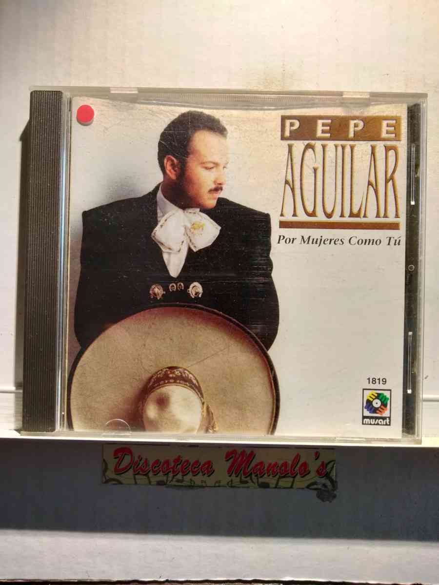 PEPE AGUILAR POR MUJERES COMO TU CD USADO EN EXC COND