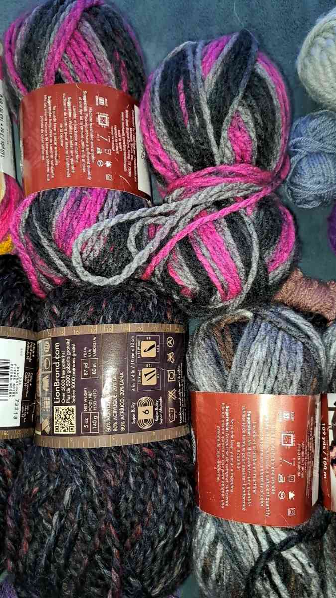 box of yarn
