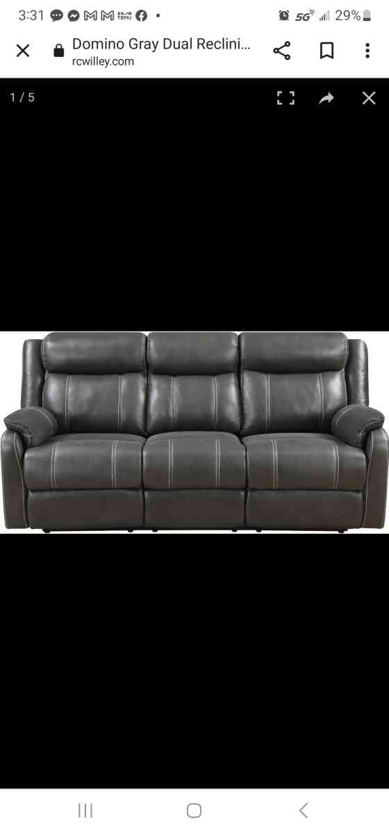 Sofa Recliner and Reclining Rocking Chair